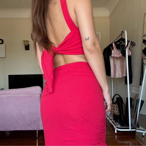 NWT \\ knit crop top + midi skirt set - Picture 7 of 8